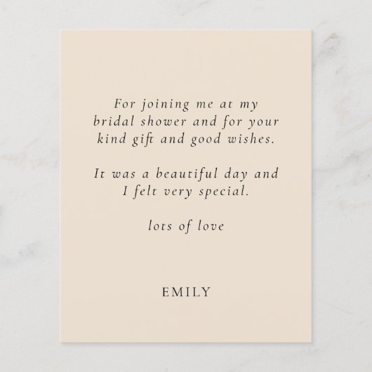 Budget Pampas Future Frau Brautparty Danke (Rückseite)