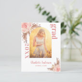 Budget Pampas Gras Blush Abschluss danke (Stehend Vorderseite)