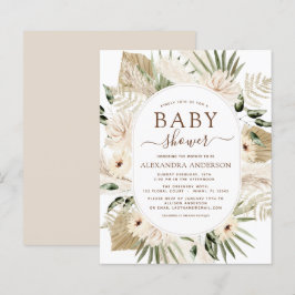 Budget Pampas Grass Baby Shower Boho Eucalyptus