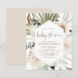 Budget Pampas Grass Baby Shower Boho Eucalyptus