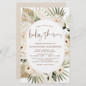 Budget Pampas Grass Baby Shower Boho Eucalyptus (Vorne/Hinten)