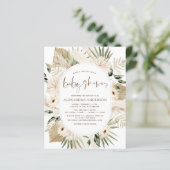 Budget Pampas Grass Baby Shower Boho Eucalyptus (Stehend Vorderseite)