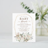 Budget Pampas Grass Baby Shower Boho Eucalyptus (Stehend Vorderseite)