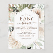 Budget Pampas Grass Baby Shower Boho Eucalyptus (Vorderseite)