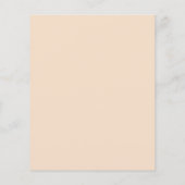 Budget Pampas Grass Bohemisch Boho Babydusche Flie Flyer (Hinten)