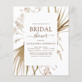 Budget Pampas Grass Bohemisch Boho Brautparty (Vorderseite)