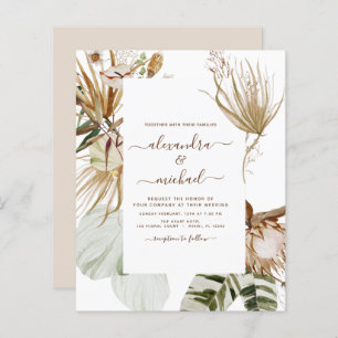 Budget Pampas Grass Bohemisch Boho Tropical Weddin