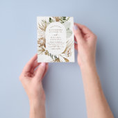 Budget Pampas Grass Bohemisch Eukalyptus Wedding F Flyer (Gruppe)