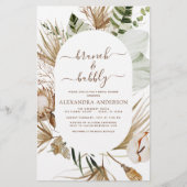 Budget Pampas Grass Boho Brunch & Bubbly (Vorderseite)