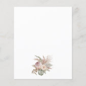 Budget Pampas Grass Boho Es ist eine Mädchen Baby (Rückseite)