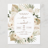 Budget Pampas Grass Boho Eukalyptus Wedding (Vorderseite)
