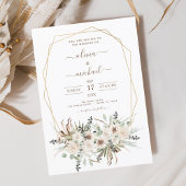 Budget Pampas Grass Boho Eukalyptus Wedding