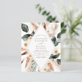 Budget Pampas Grass Boho Eukalyptus Wedding (Stehend Vorderseite)