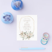 Budget Pampas Grass Boho Eukalyptus Wedding Flyer (Einzeln)