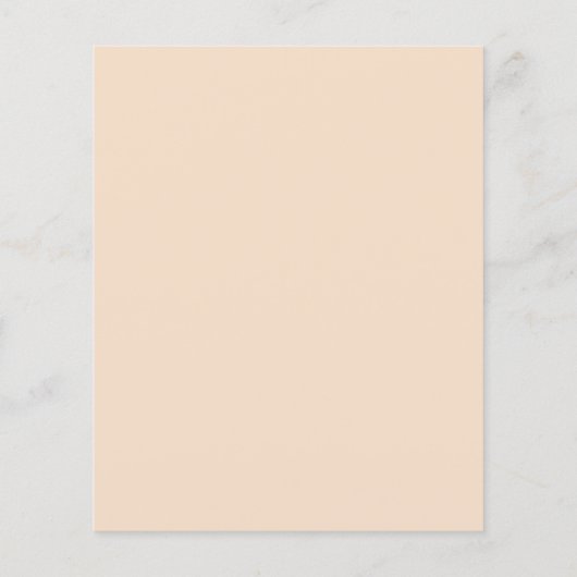 Budget Pampas Grass Boho Kinderdusche Einladung Flyer (Hinten)