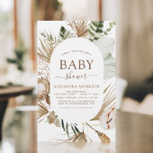 Budget Pampas Grass Boho Tropical Baby Dusche