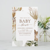 Budget Pampas Grass Boho Tropical Baby Dusche (Stehend Vorderseite)