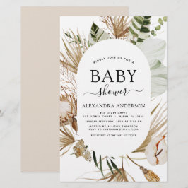 Budget Pampas Grass Boho Tropical Baby Dusche