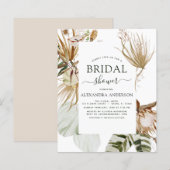 Budget Pampas Grass Boho Tropical Brautparty (Vorne/Hinten)
