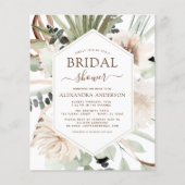 Budget Pampas Grass Brautparty Boho Eucalyptus Flyer (Vorne)