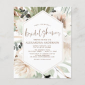 Budget Pampas Grass Brautparty Boho Eucalyptus Flyer (Vorne)