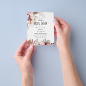 BUDGET Pampas Grass FOTO Brautparty laden Flyer (Gruppe)