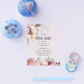 BUDGET Pampas Grass FOTO Brautparty laden Flyer (Einzeln)