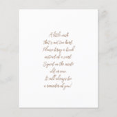 Budget Pampas Grass Girl's Baby Shower Einladung (Rückseite)