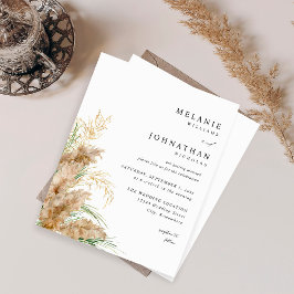 Budget Pampas Grass & Gold Hochzeit 2