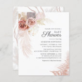 Budget Pampas Grass Terracotta Brautparty (Vorne/Hinten)