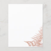 Budget Pampas Grass Terracotta Chic Hochzeit Einla (Rückseite)