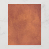 BUDGET Pampas grass terracotta Hochzeit Einladung (Rückseite)