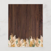 BUDGET Pampas Grass Wood String Lights Hochzeit (Rückseite)