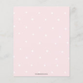 Budget Pancakes Bridal Brunch Einladung (Rückseite)