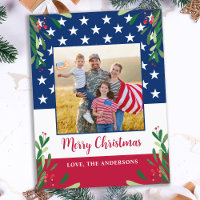 Budget Patriotic Christmas Military Foto USA Flag