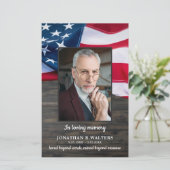 Budget Patriotische Reihenfolge des Beerdigungspro (Stehend Vorderseite)