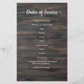 Budget Patriotische Reihenfolge des Beerdigungspro (Rückseite)