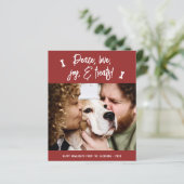 Budget Peace Liebe Leckerei Weihnachts-Feiertag Fo (Stehend Vorderseite)