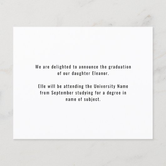 Budget Peace Out 2 Foto 2022 Grad Rote Ankündigung (Rückseite)