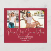 Budget Peace Out 2 Foto 2022 Grad Rote Ankündigung (Vorderseite)