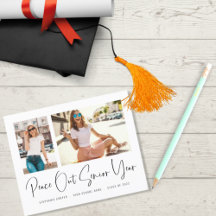 Budget Peace Out 2 Fotos 2022 Grad Ankündigung