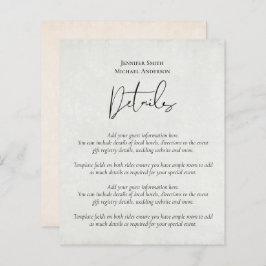 BUDGET Peach Gray Wedding Watercolor