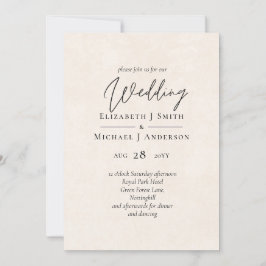 BUDGET Peach Gray Wedding Watercolor lädt ein