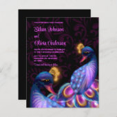 Budget Peacock Jewel Tones Floral Moody lila (Vorne/Hinten)