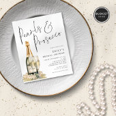 Budget Pearls Prosecco Brautparty Invit