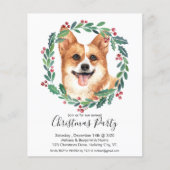 Budget Pembroke Welsh Corgi Dog Weihnachtsladen (Vorderseite)