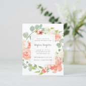 Budget Peonies Eucalyptus Wreath Brautparty (Stehend Vorderseite)