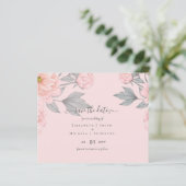 BUDGET PEONIES Pink Sage Peach Wedding (Stehend Vorderseite)
