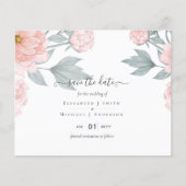 BUDGET PEONIES Pink Sage Peach Wedding (Vorderseite)