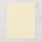 Budget Perlen & Prosecco Bridal Dusche Einladung Flyer (Hinten)